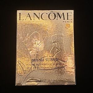 Lancome Blush Subtil 208 CEDAR ROSE with brush in mirror compact NIB Full Size